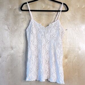90’s Vintage Stretch Lace Nightgown with beading in great condition!